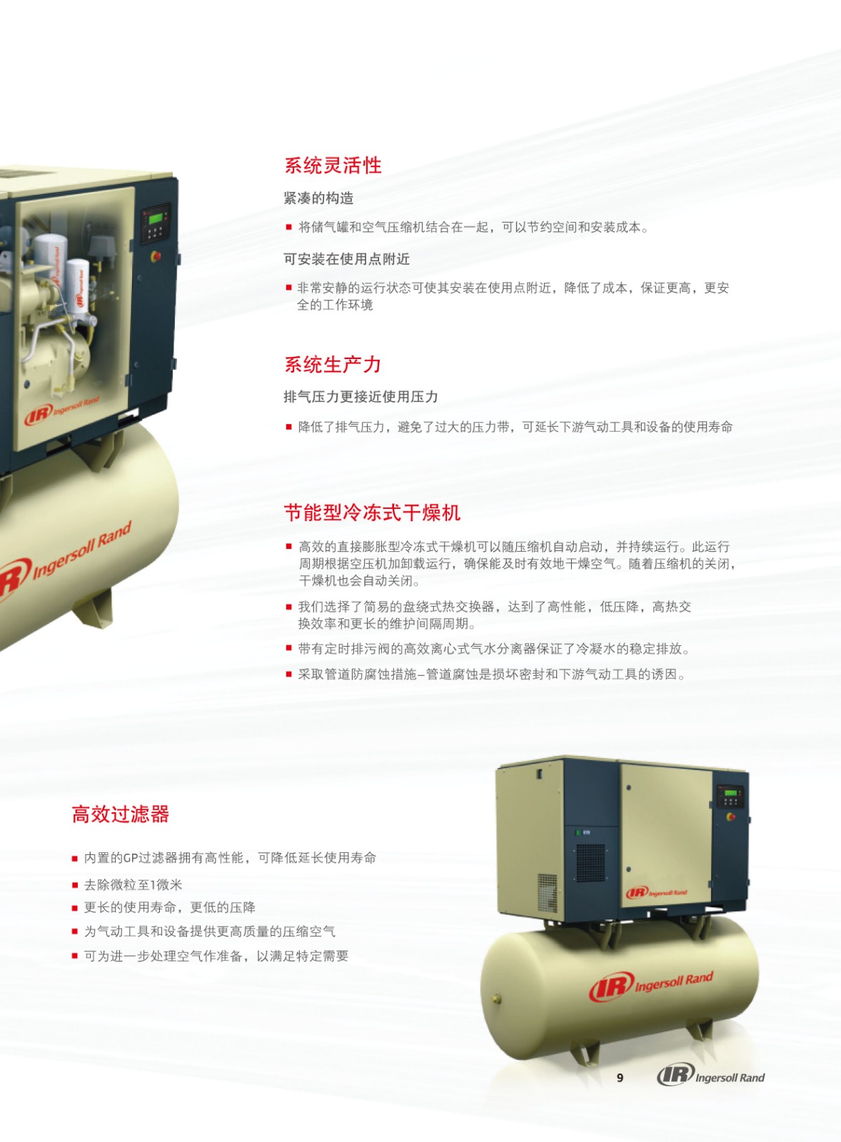 UP系列微油螺桿式空氣壓縮機(jī)15-22KW